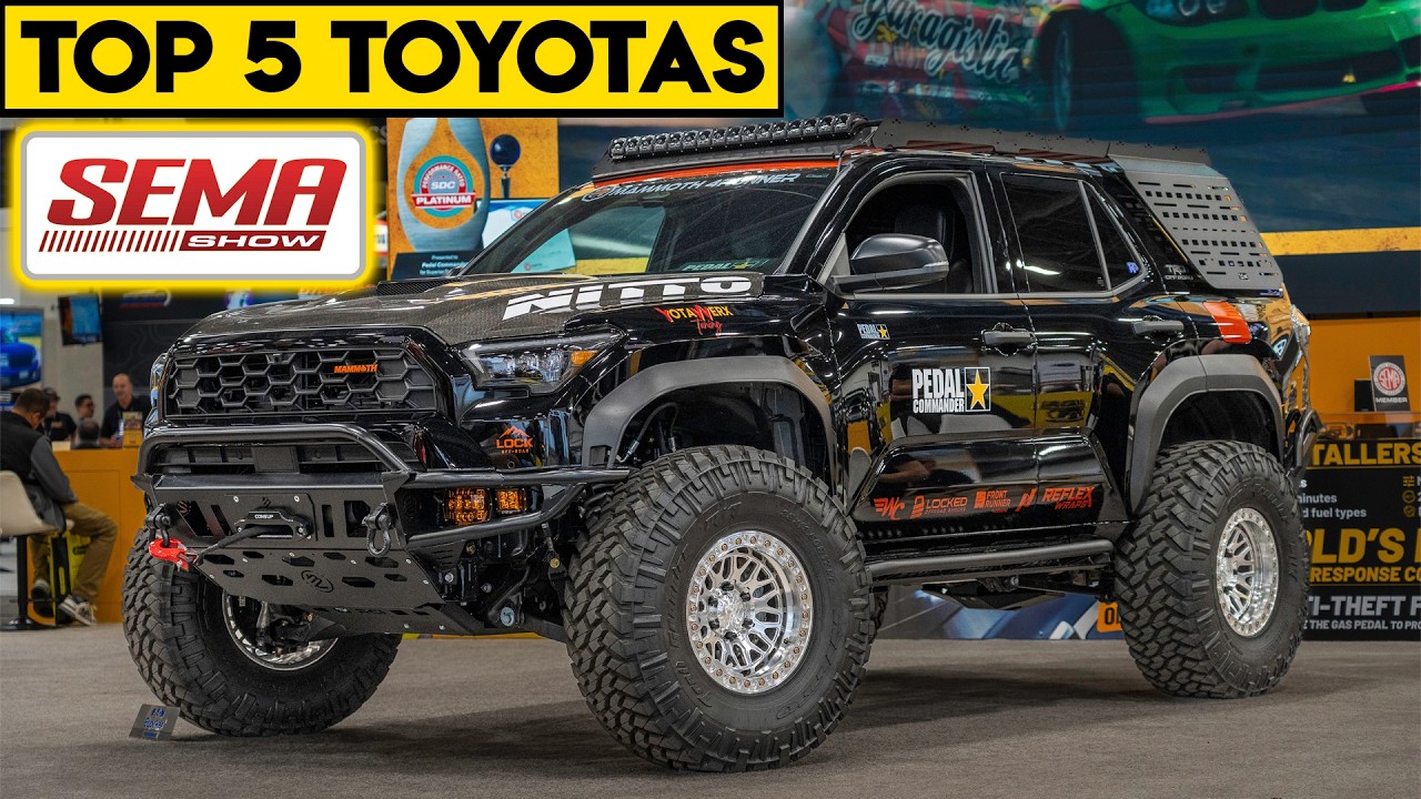 Пять безумных творений Toyota на выставке SEMA 2025