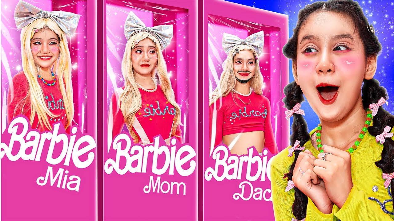 Oh No! My Family Suddenly Turned Into Barbie Family!