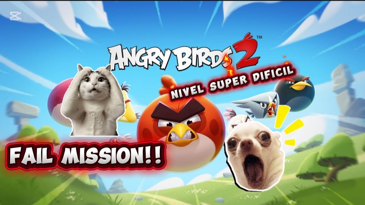ANGRY BIRDS 2 (FAIL MISSION) NIVEL SUPERDIFICIL - PIG PANIC!!!