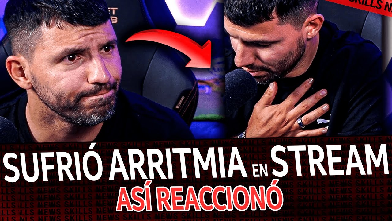 MOMENTO EXACTO de la NUEVA ARRITMIA del KUN AGÜERO en STREAM con IBAI LLANOS