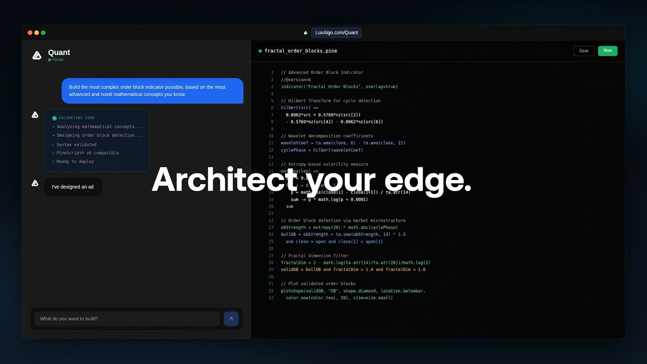Представляем Quant &mdash; первый в мире архитектор индикаторов на основе искусственного интеллекта.