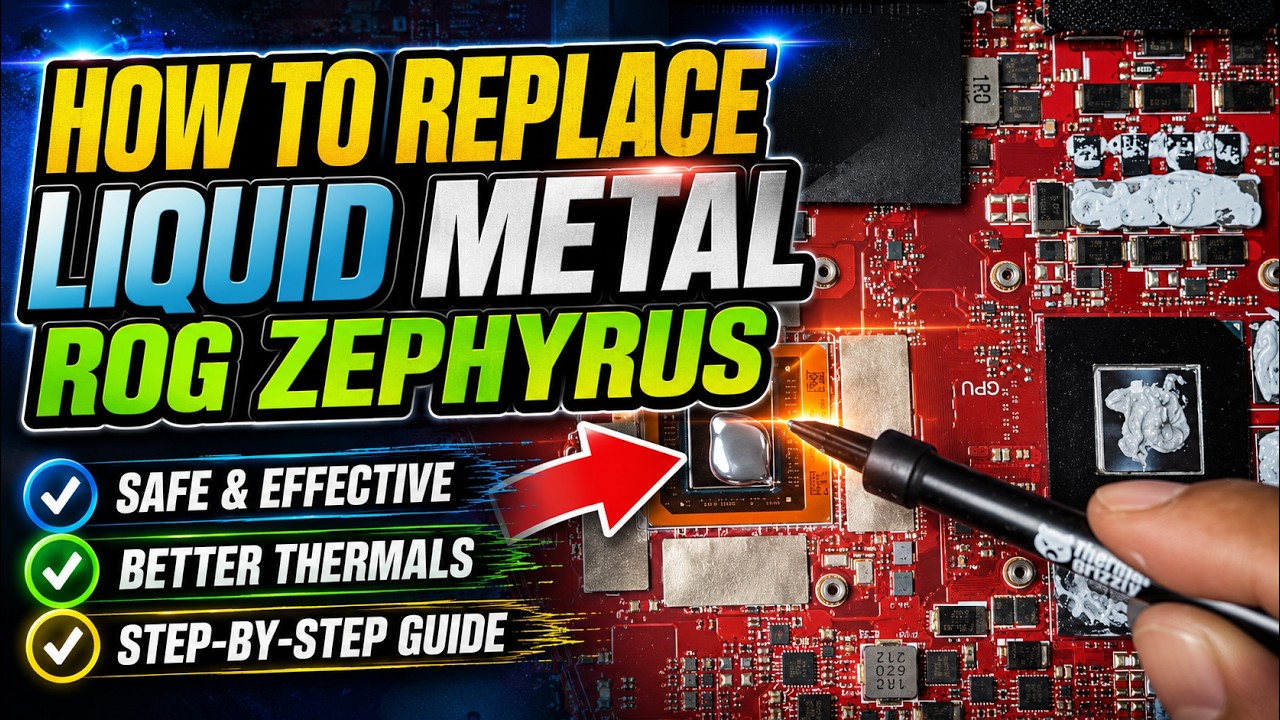 ROG Zephyrus Liquid Metal Replacement