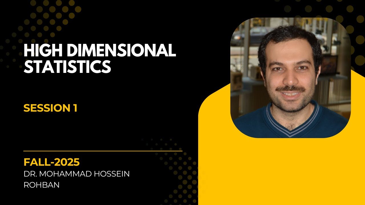 High dimensional statistics - session 1