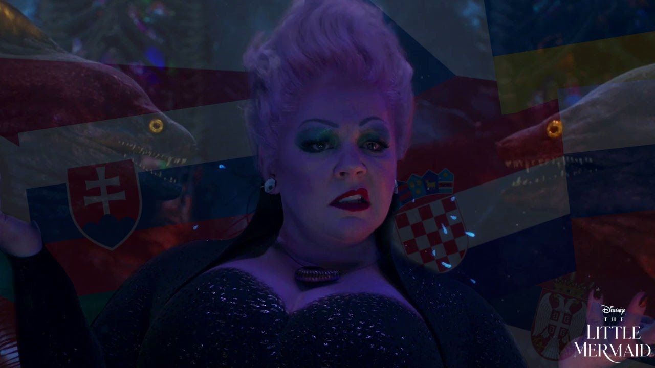 The Little Mermaid 2023 | Poor Unfortunate Souls | Slavic One-line Multilanguage