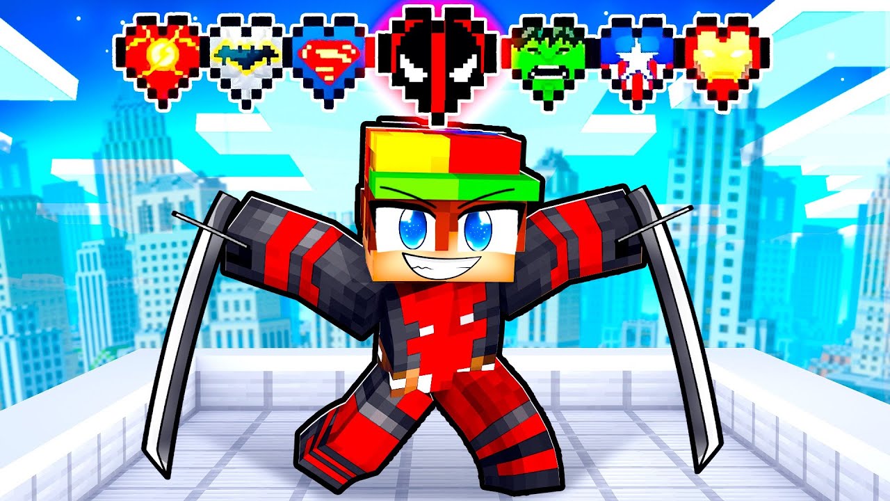 Johnny Has SUPERHERO HEARTS In Minecraft!