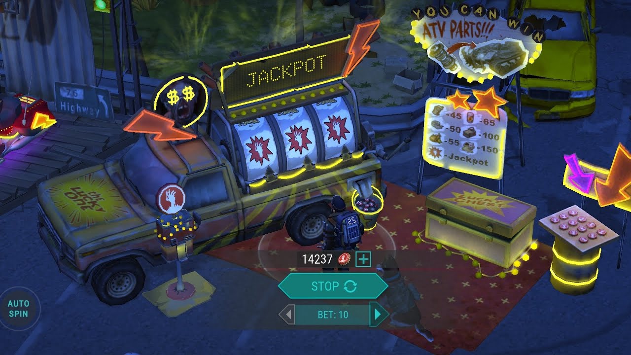 Last Day On Earth - Pursuit of luck broken slot machine only in 14k caps