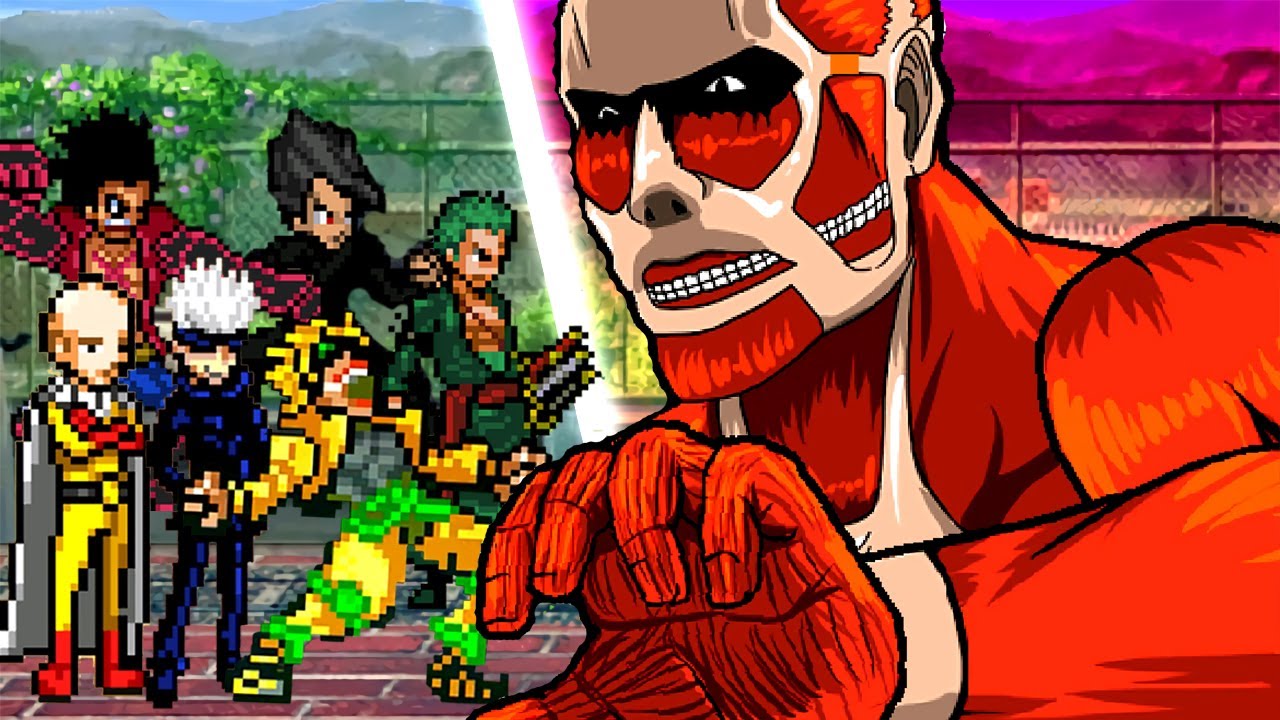 PERSONAGENS MAIS FORTES VS TITÃ COLOSSAL NO MUGEN, ALGUÉM GANHOU DELE ?