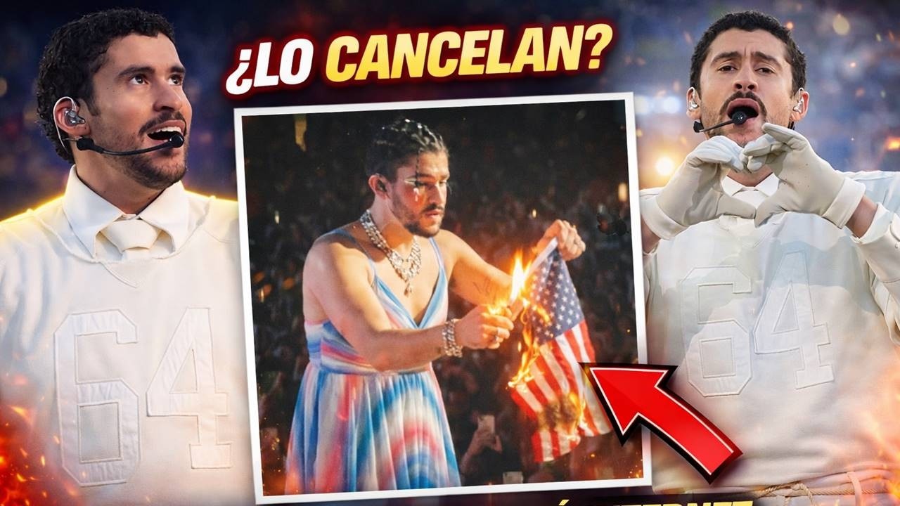 ¿POR QUE DICEN QUE BAD BUNNY QUEMO BANDERA DE ESTADOS UNIDOS?