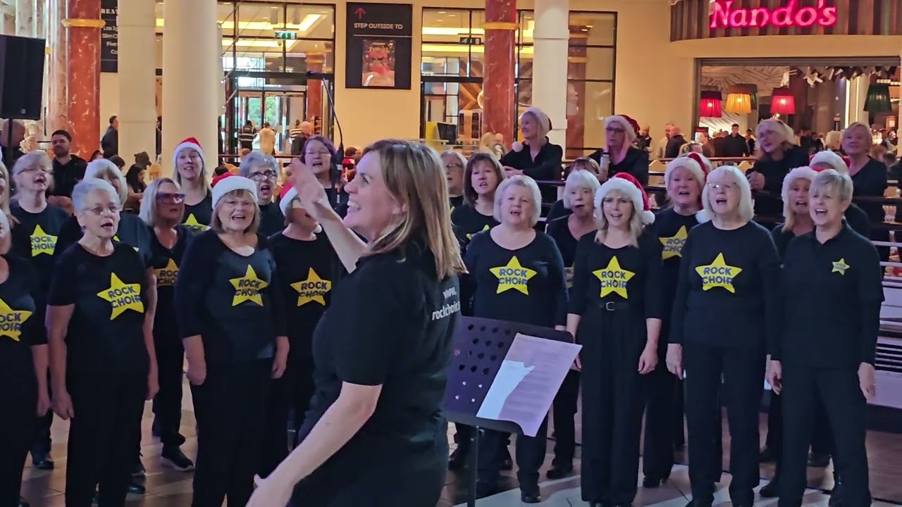 Rock Choir I DON'T WANT TO MISS A THING Trafford Centre STOCKDALES Fundraising Concert 17th Dec 2024