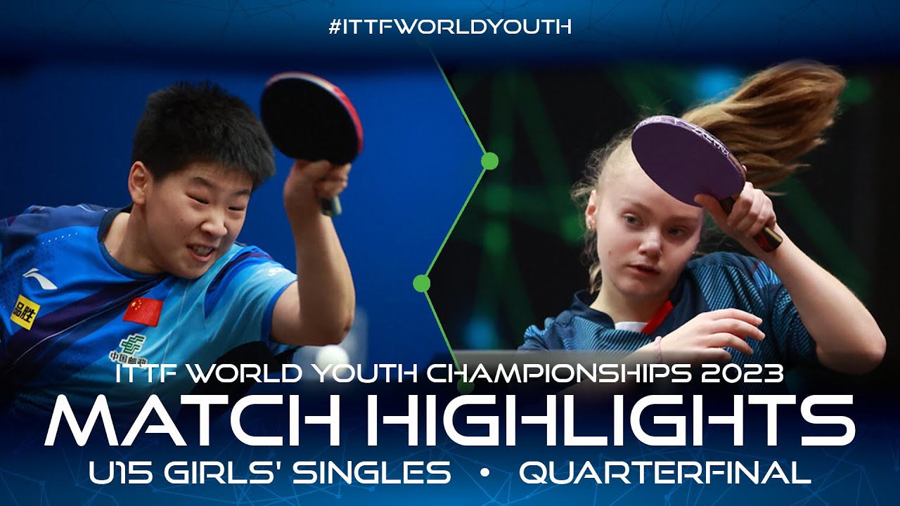 Yan Yutong vs Leana Hochart | U15 GS-QF | ITTF World Youth Championships 2023
