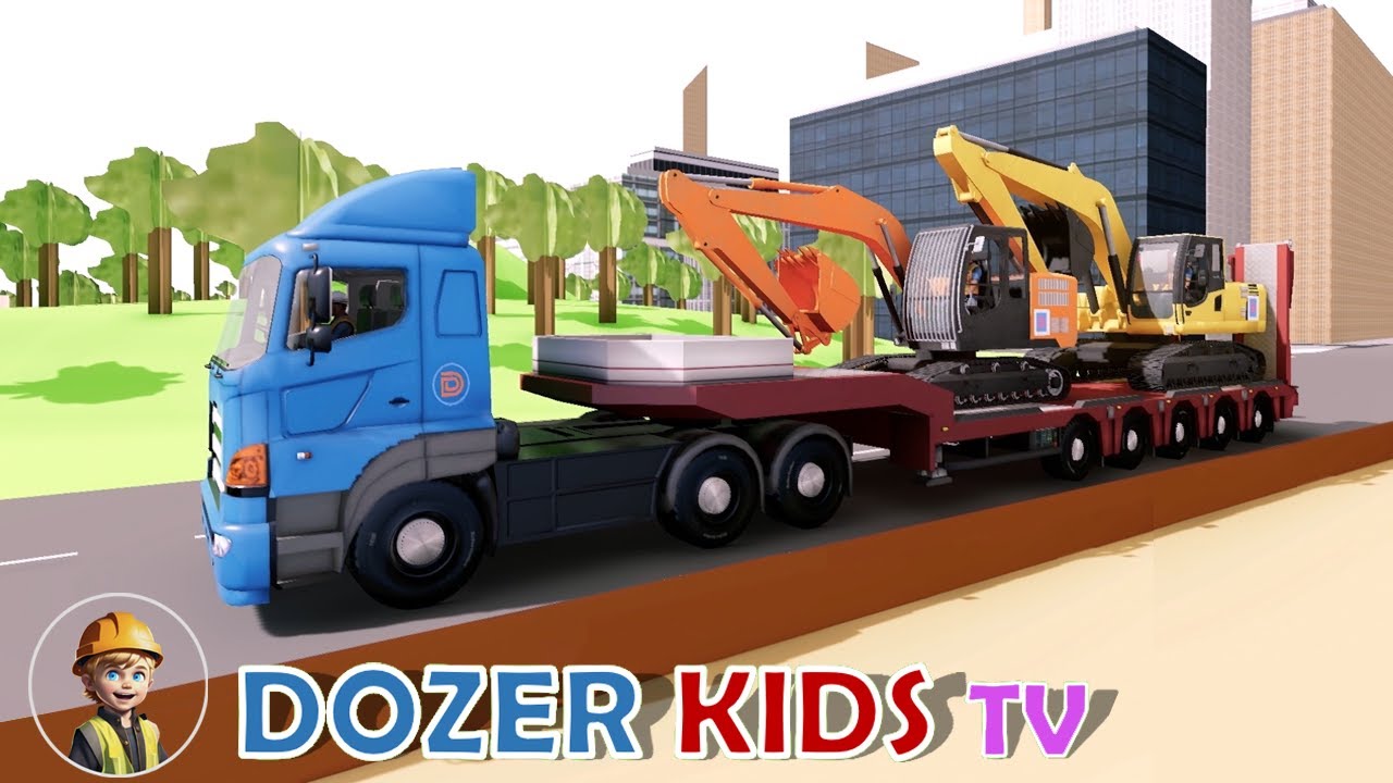 Building a Neighborhood Pool! 🚜 Dozer Construction Adventure | Fun Kids Videos