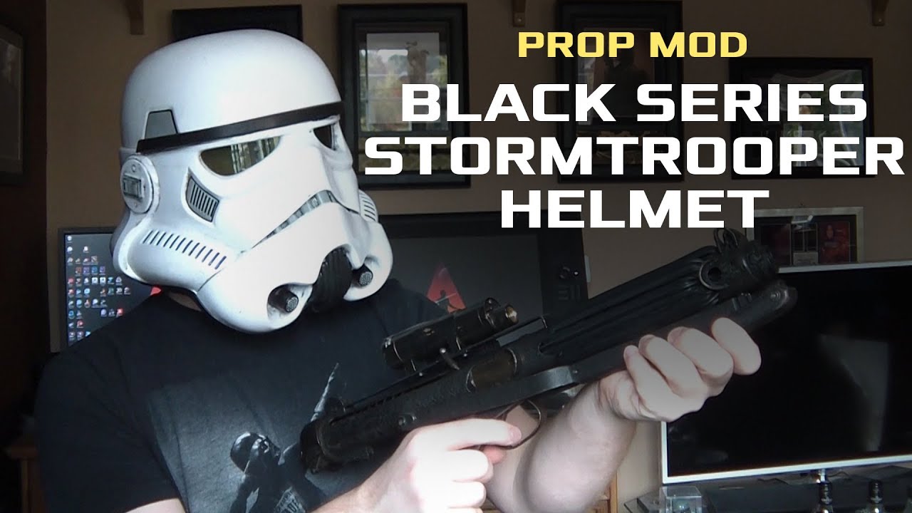 Black Series Stormtrooper Helmet Quick Mod & Paint
