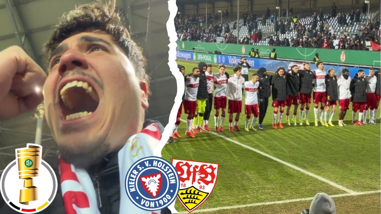Holstein Kiel vs. VfB Stuttgart - DFB POKAL Stadionvlog🔥 I HALBFINALE WIR KOMMEN!!!😍🏆