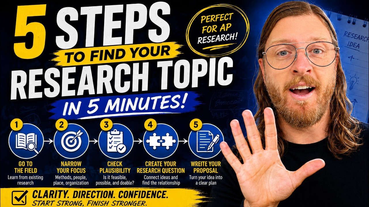 AP Research: How to Find the Perfect Research Topic in 5 Steps