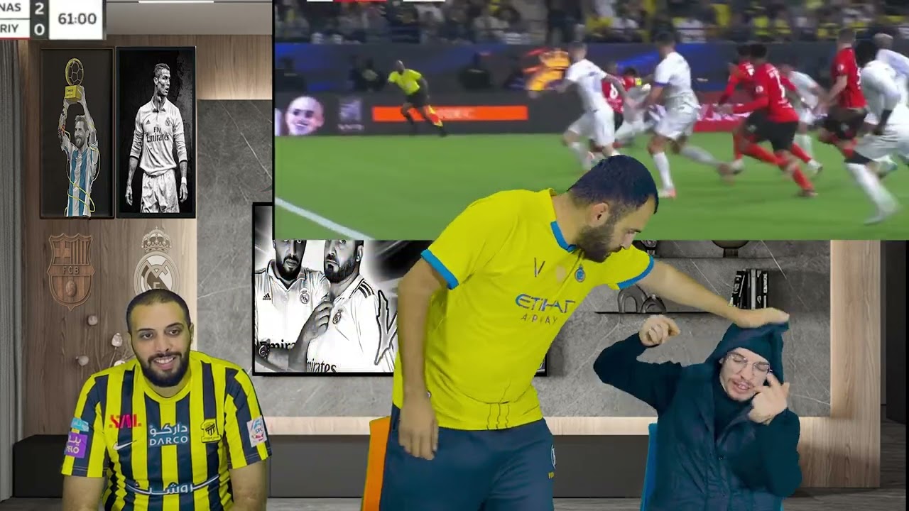 ردة فعل اردنية 🔴بكاء اتحادي😭 النصر يضرب الرياض بالاربعة (كريستيانو رونالدو خيالي ) 😱