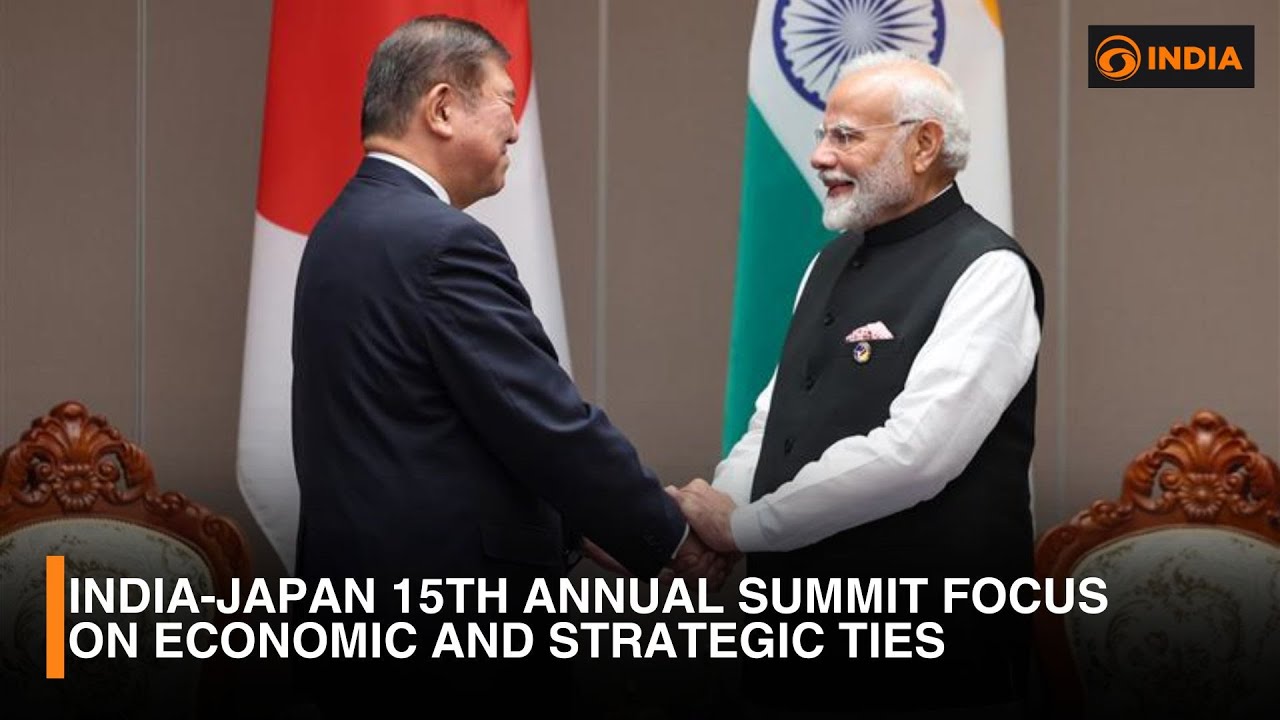 India-Japan 15th annual summit focus on economic and strategic ties | DD India live | 7.30 pm IST