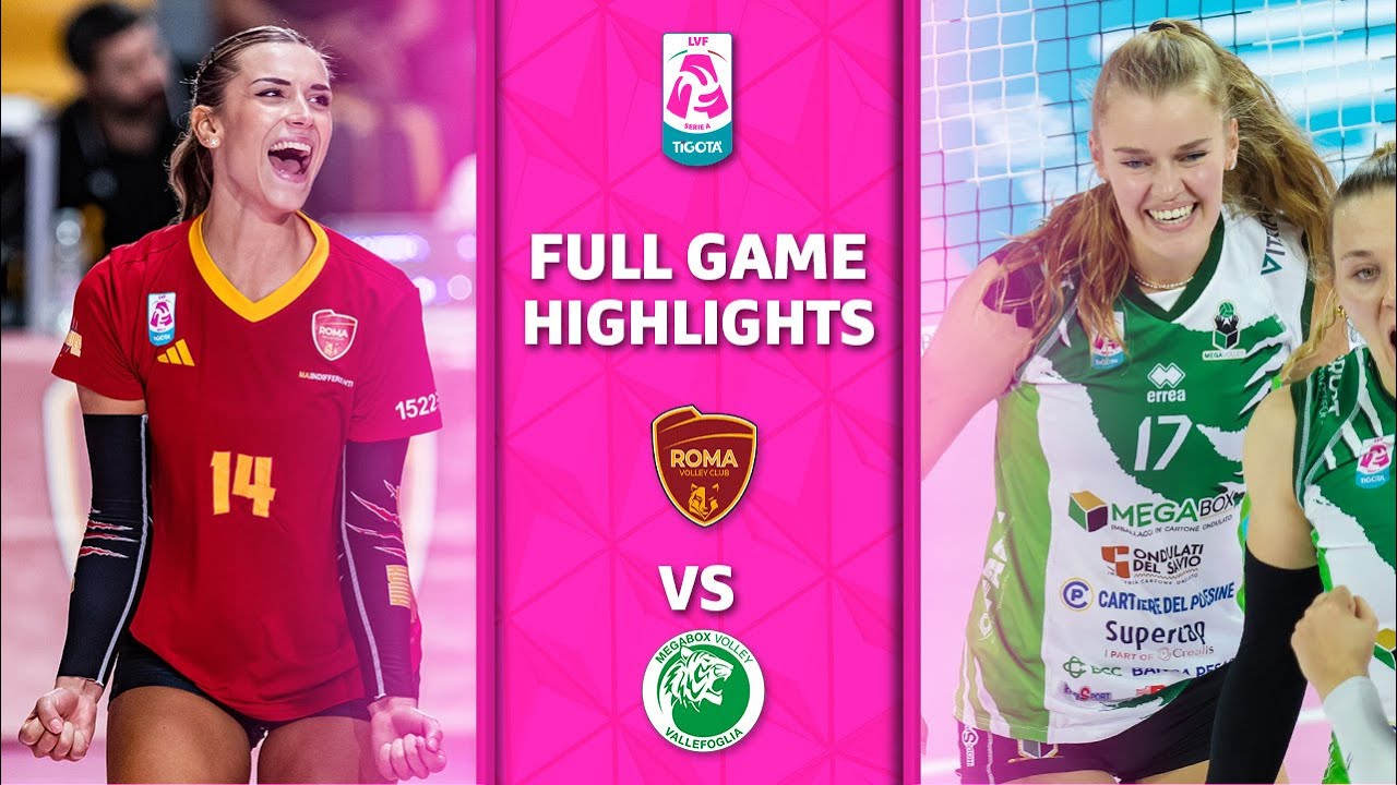 Roma - Vallefoglia | Highlights | 7^ Giornata, Serie A Tigotà  | Lega Volley Femminile 2024/25