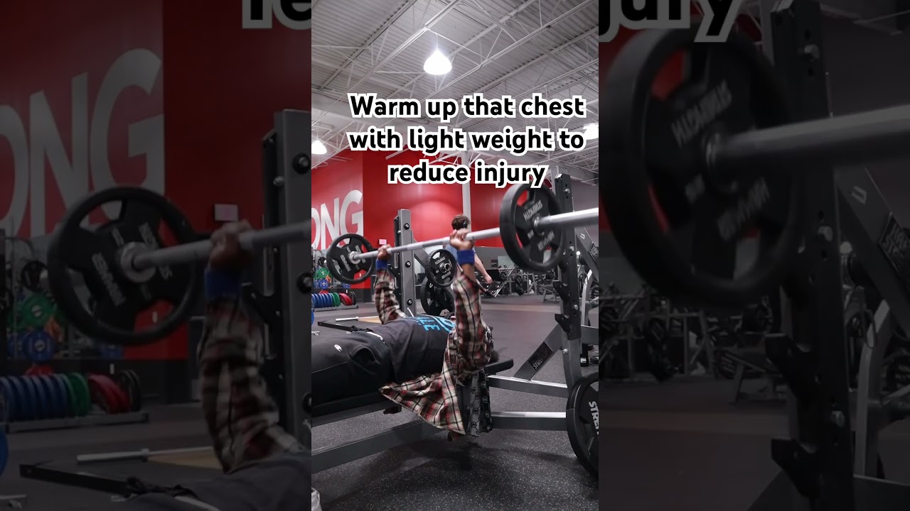 Reduce injury with a light warm up 