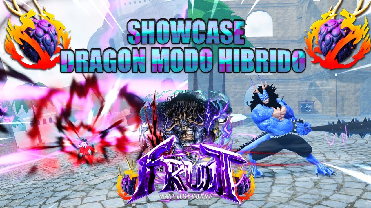 LA DRAGON MODO HIBRIDO EN FRUIT BATTLEGROUNDS | SHOWCASE DRAGONV2