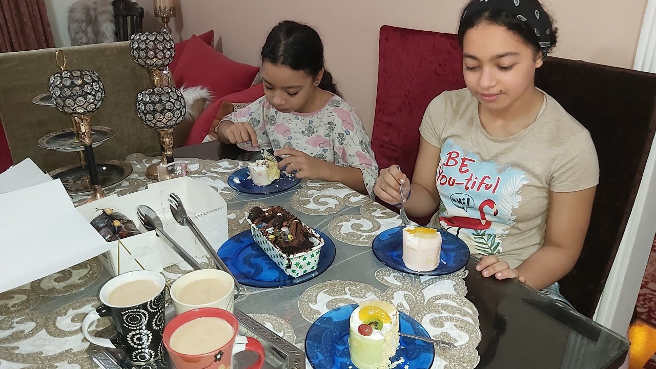عملتلهم مفاجأة فى اليوم الفرى🍰🎂مع جودى وجيداء