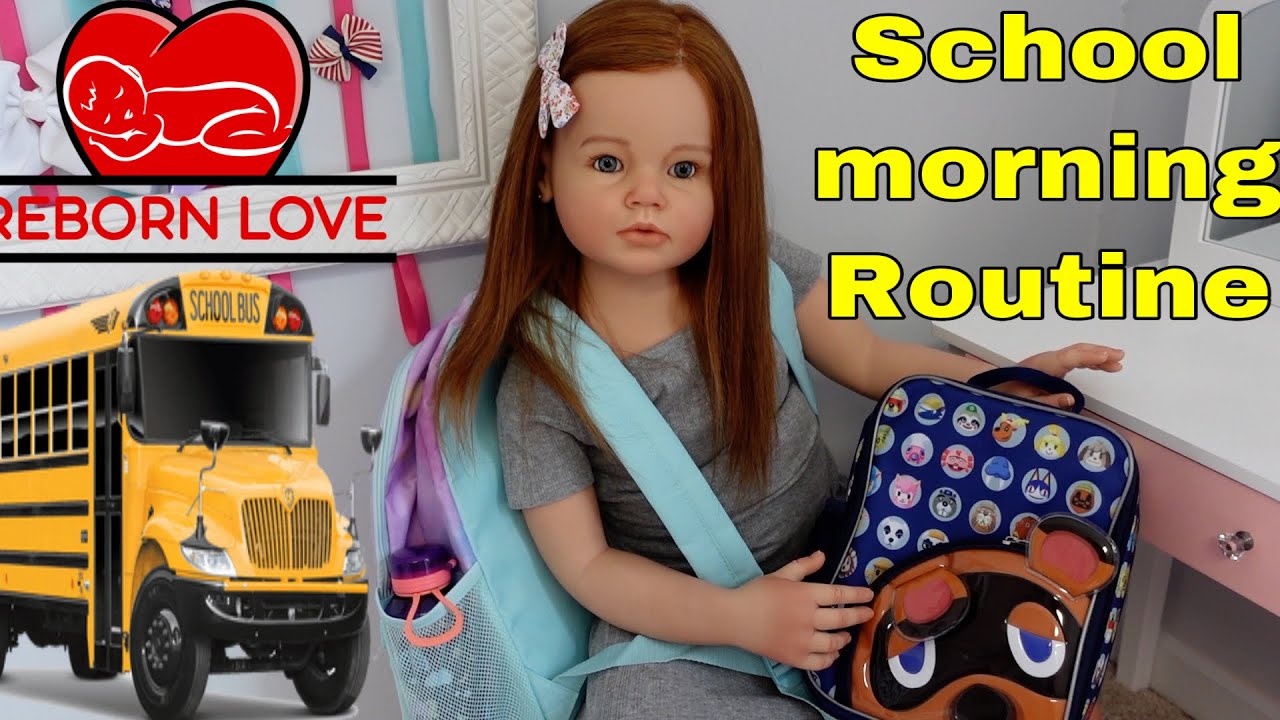 Reborn Child Autumn's First Day of School Morning Routine | Reborn Love