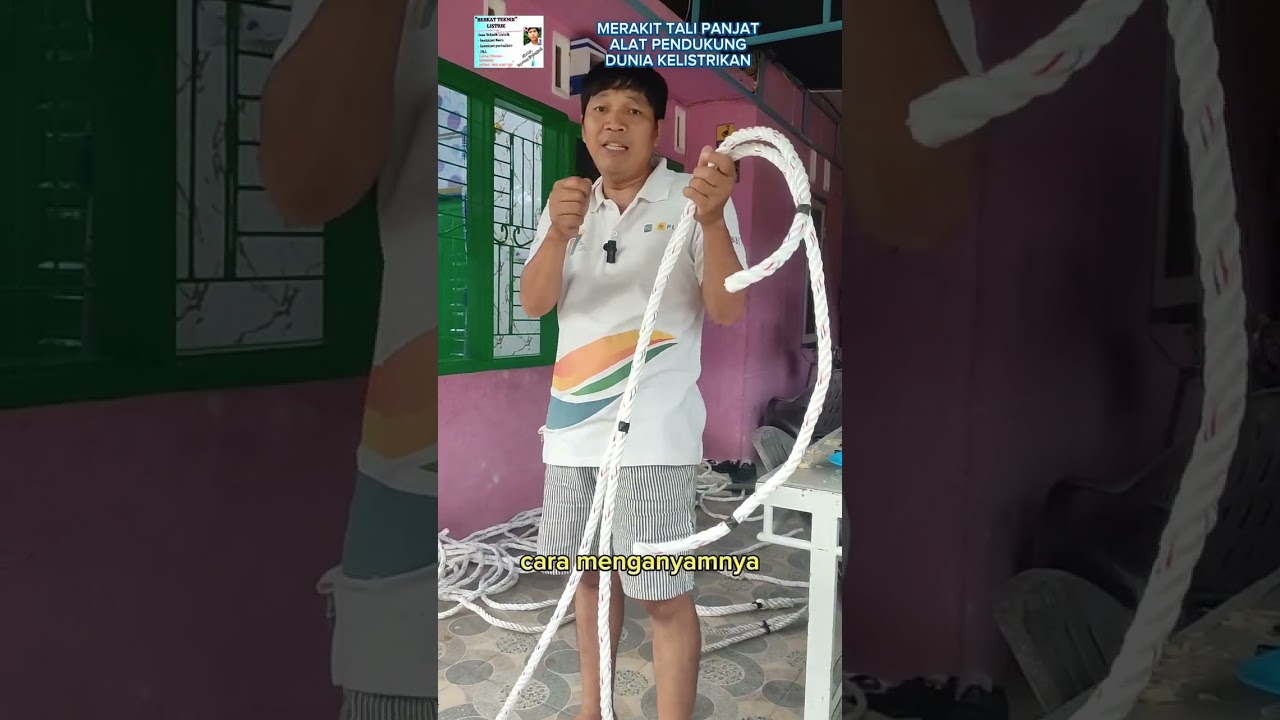 Rakit tali oanjat tiang listrik