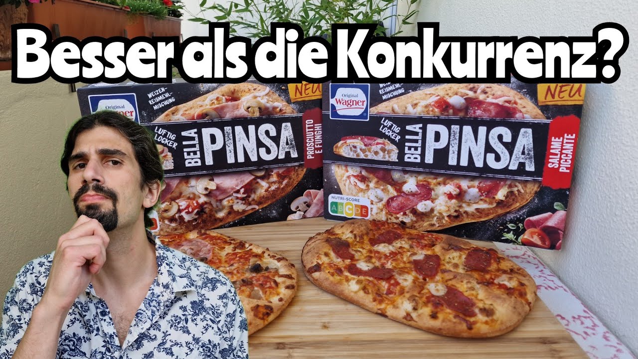 Aber nur die Hälfte mit Salat! Wagner Bella Pinsa im Test