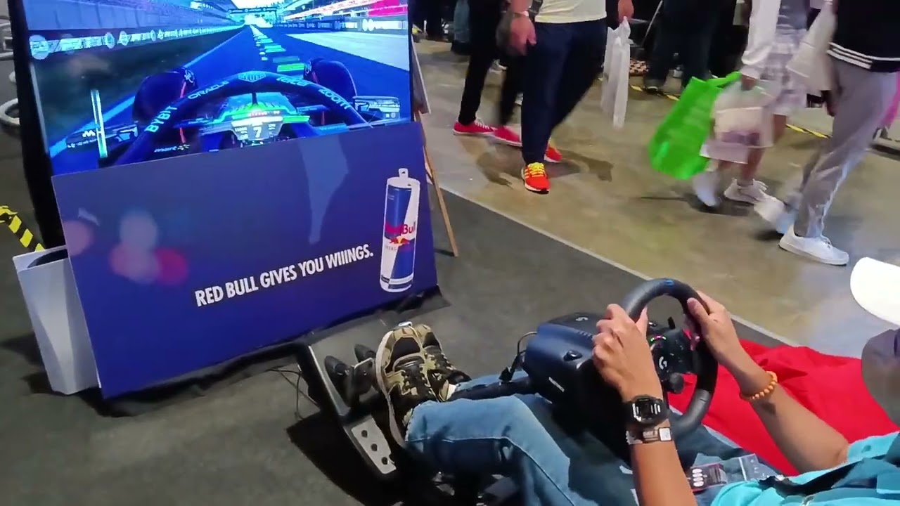 Driving on a simulator | November 4, 2023