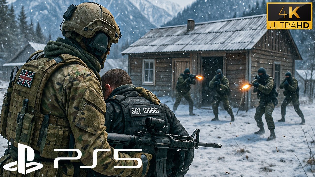 (PS5) Rescue Sgt. Griggs from Spetsnaz Army | Ultra Realistic Gameplay [4K60FPS] Call of Duty