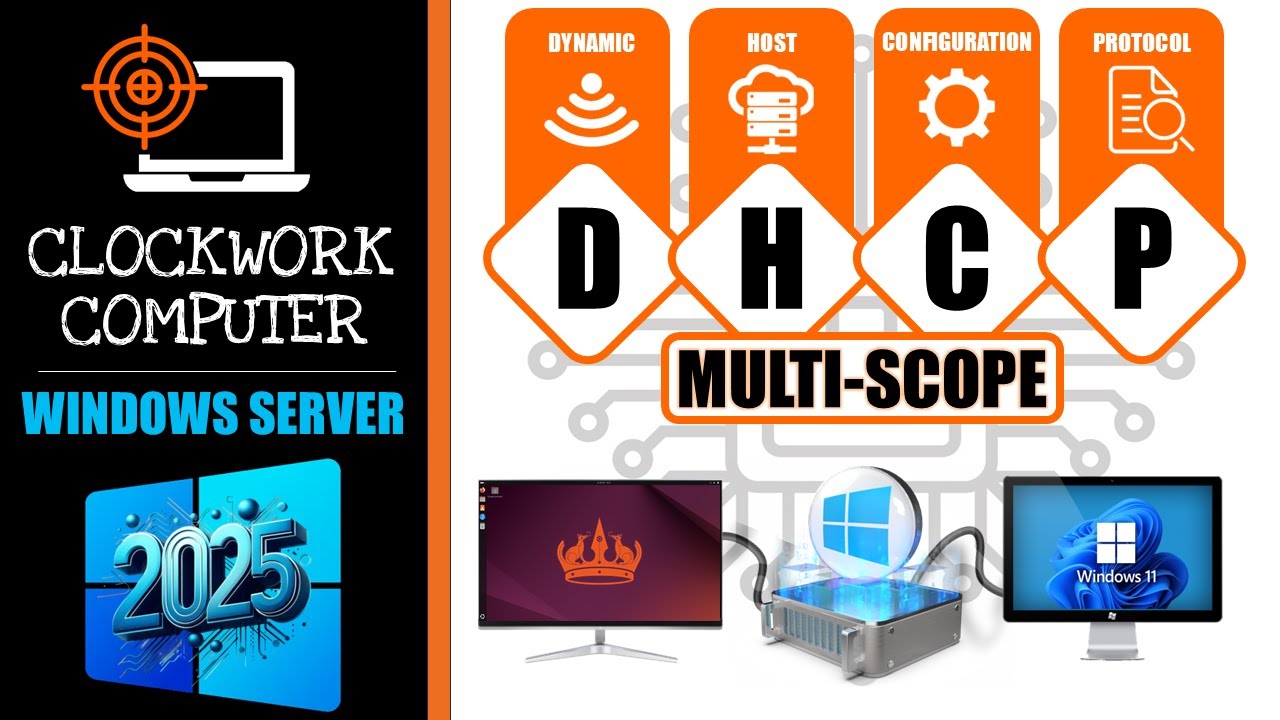 🚀WINDOWS SERVER 2025🛠️ MULTIÁMBITO - DHCP - MULTISCOPE