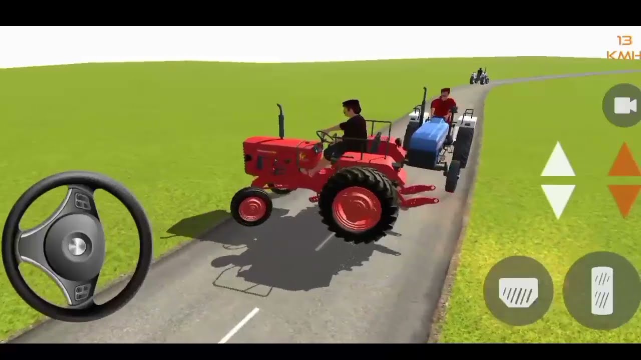 Swaraj Red 🍒 Tractor 🚜 | Android Tractor Gameplay 🧺