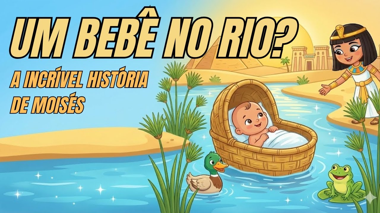 🌊 O Bebê que Virou Príncipe! A Incrível Aventura de Moisés no Egito