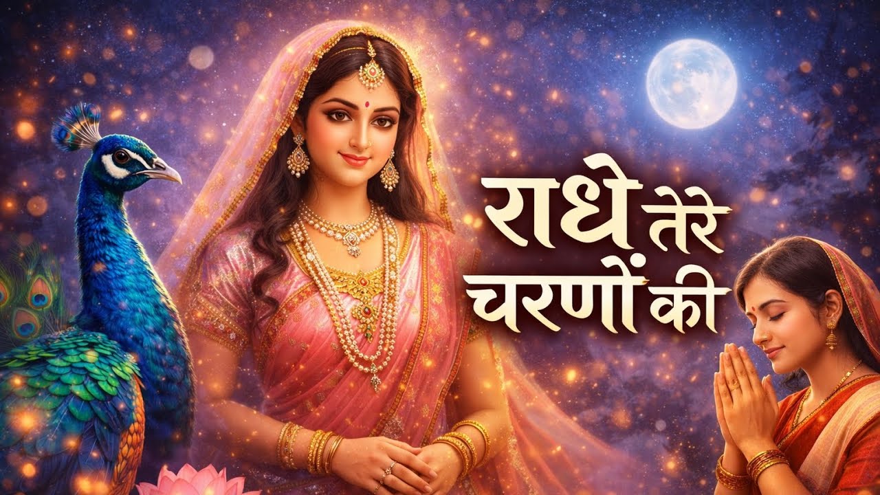 राधे तेरे चरणों की धूल जो मिल जाए 🙏 | बहुत ही मधुर राधा रानी भजन | Peaceful BhajanRadhe Tere Charno