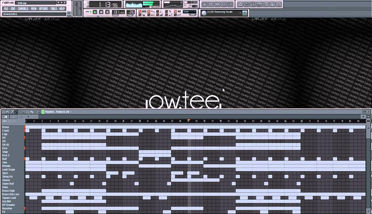 ow.tee beatz - Southern Style Beat in FL Studio 9.5 (HD)