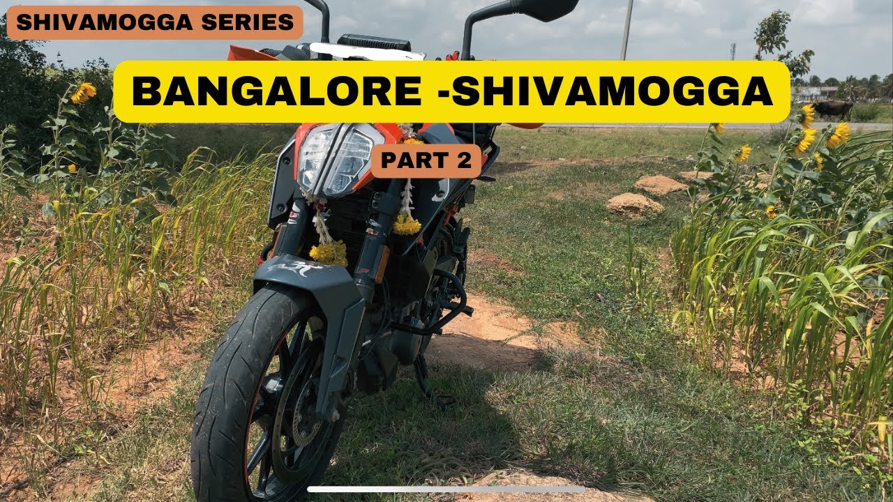 Bangalore to Shivamogga | Best road from Birur to Shivamogga | Solo Ride on Duke 390