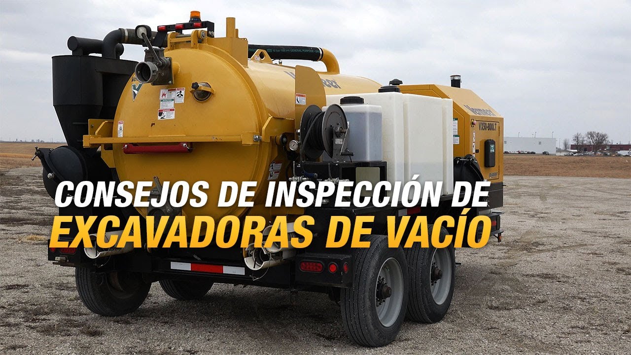 Cómo realizar inspección diaria de una excavadoras de vacío Vermeer