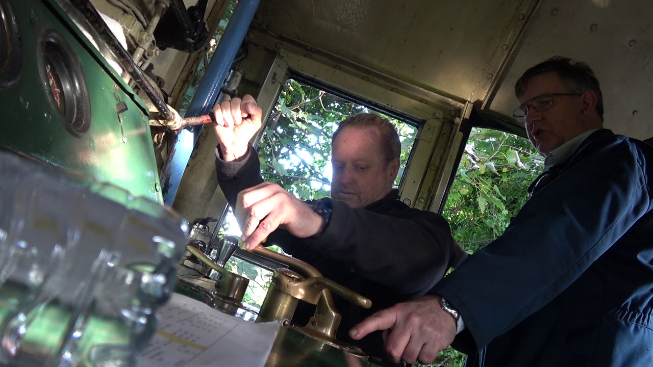 Me Driving an 08 Shunter at The Mid Hants Railway Diesel Gala October 2017