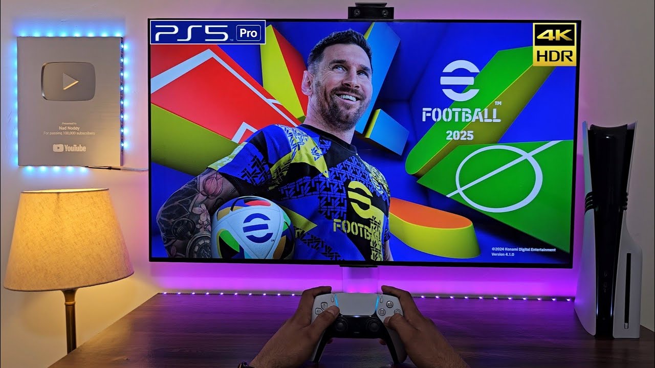 Efootball 2025 (PS5 PRO) 4K HDR 60FPS Геймплей