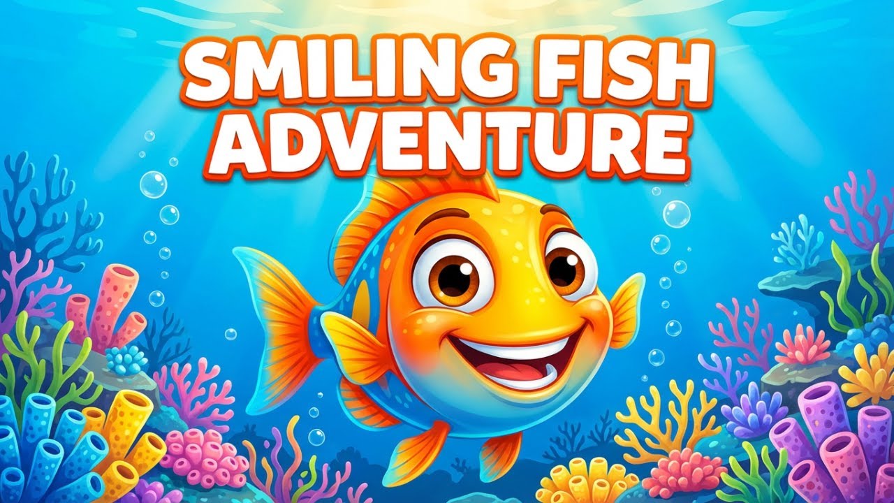 “Life of Water Fish 🐠 | Underwater Cartoon Story for Kids | Ocean Adventure”