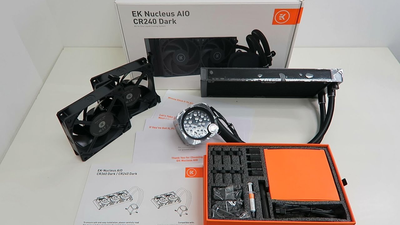 [EKWB] EK-Nucleus CR240 DARK AIO Unboxing & Assembly: