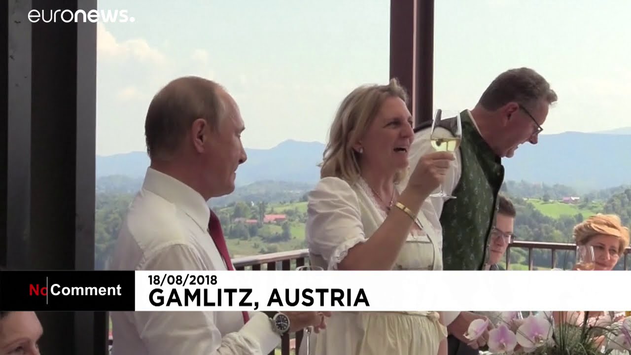 El baile de Putin en Austria