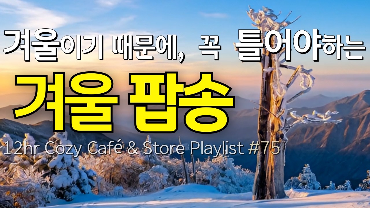 ❄️ Cozy Winter Pop Playlist [75] | Warm Cafe & Store Music (12hr)