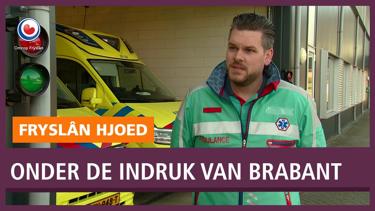 REPO: Ambulancepersoneel onder de indruk van Brabant