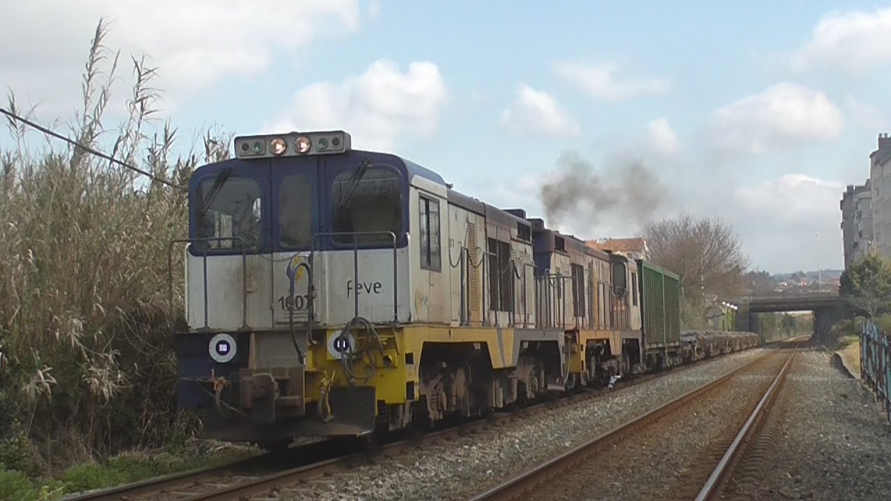 Trenes de Feve Mercanc&iacute;as,L&iacute;nea Gij&oacute;n-Ferrol(1&ordf; parte)