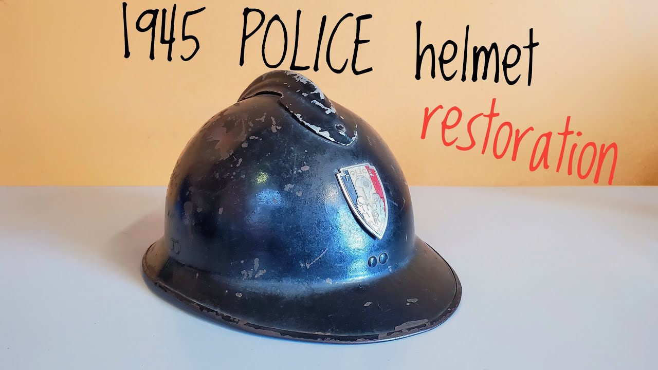 1945 Police Helmet Restoration