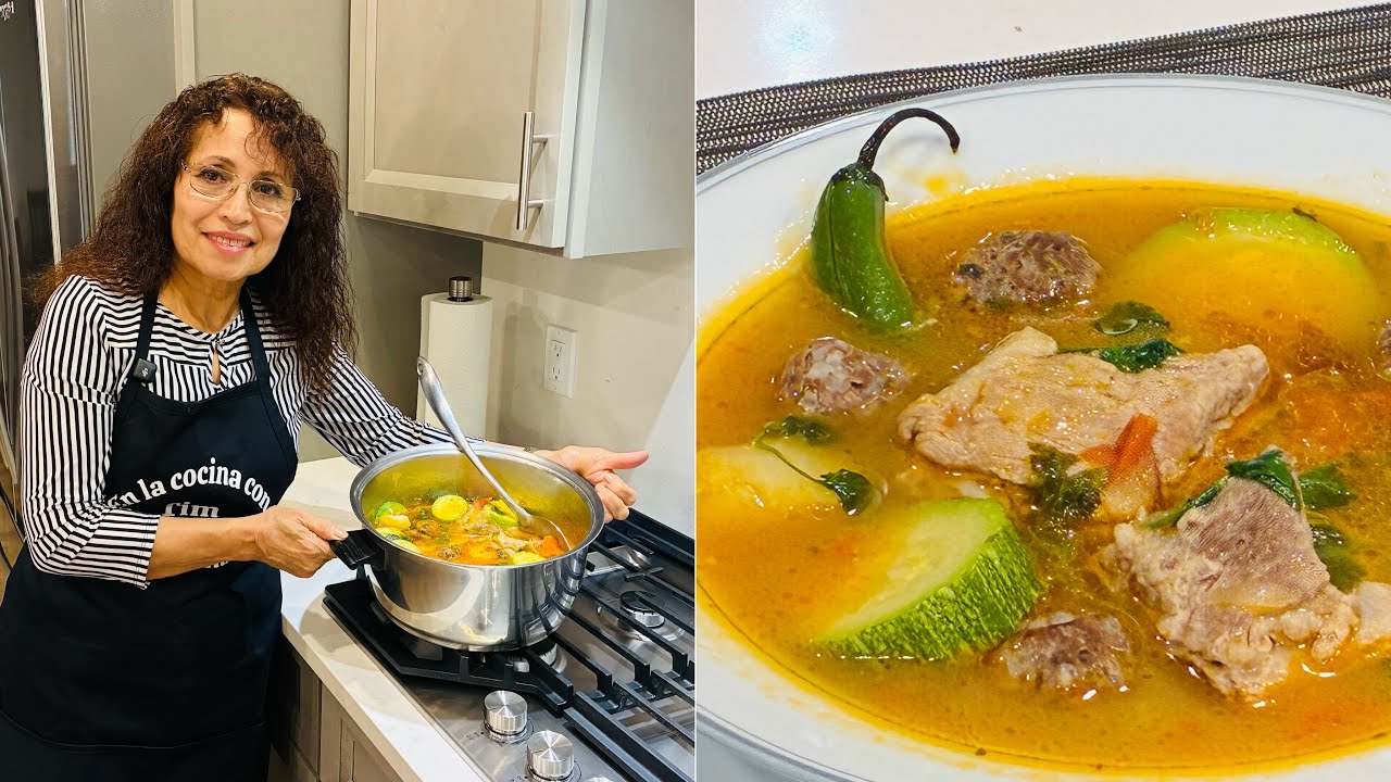 ¡Albóndigas con costilla de puerco riquísimas!