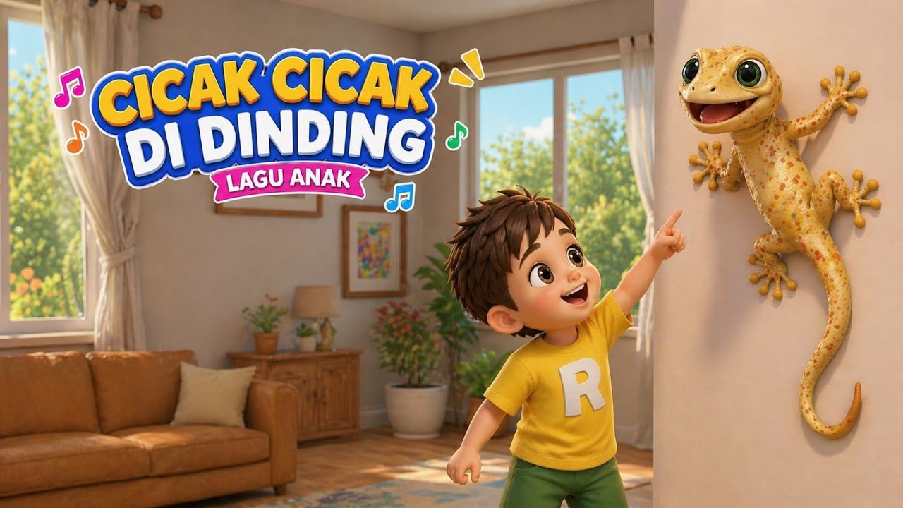Cicak Cicak di Dinding 🦎 | Lagu Anak Populer Sepanjang Masa