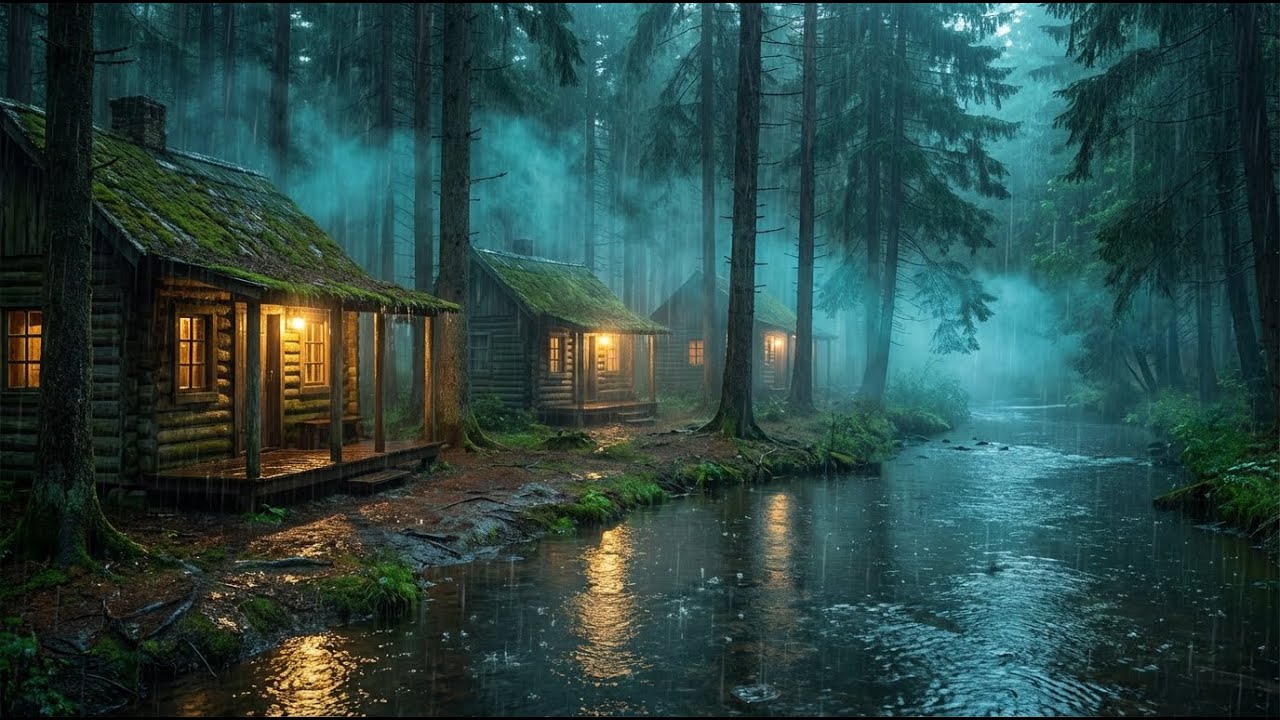 Rain Sounds for Sleeping 😴 Powerful Night Rain for Deep Sleep, Anxiety Relief & Nervous System Calm