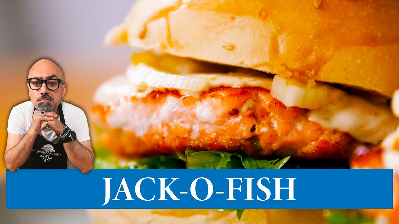 FISH BURGER di Salmone, Finocchio e Yogurt - JACK BURGER | Cucina da Uomini