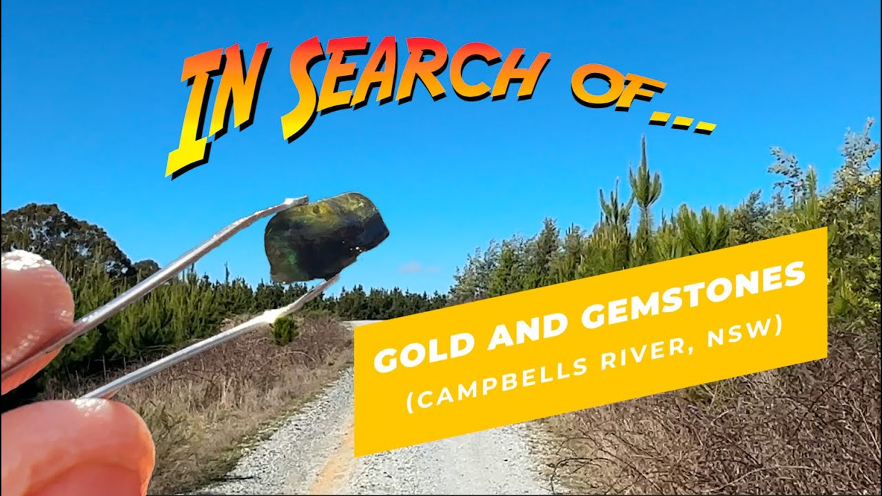 Prospecting for gold and sapphire at Campbells River.